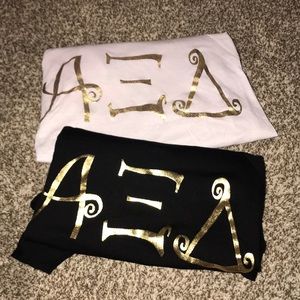 Black & White Alpha Xi Delta Shirts